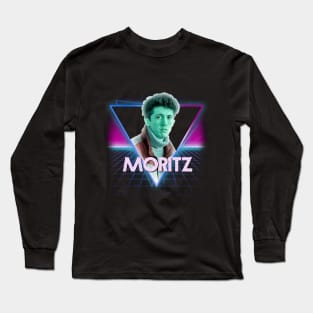 Moritz Retro 80s Neon Landscape Long Sleeve T-Shirt